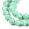 Opaque Solid Color Imitation Jade Glass Beads Strands EGLA-A039-P6mm-D20-2