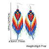 Bohemian Handmade Glass Tassel Dangle Earrings XY6798-5