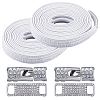 Alloy Rhinestone Shoelace Buckle DIY-GF00074-22-1