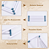 3 Stes 3 Styles Plastic Cross Stitch Embroidery Hoops DIY-CP0012-44A-5
