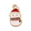 Christmas Theme Alloy Enamel Pendants ENAM-C010-01I-1