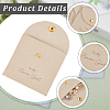 10Pcs Velvet Pouches with Snap Button ABAG-SP0001-42F-4