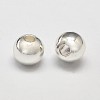 Rack Plating Brass Round Spacer Beads X1-KK-I601-4mm-S-RS-1