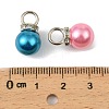 ABS Plastic Imitation Pearl Pendants KY-XCP0001-39-3