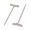 Nickel Plated Steel T Pins for Blocking Knitting FIND-D023-01P-02-2