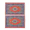 Silk Miniature Ethnic Style Carpets MIMO-PW0001-008A-1