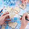 Wooden Cutouts Ornaments WOOD-TA0002-39-8