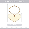 Acrylic Pendants Wine Glass Charms AJEW-LP00004-2