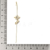 Brass Crystal Rhinestone Ear Wrap Crawler Hook Earrings for Women EJEW-C097-04G-03-3
