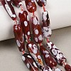 Natural Fire Crackle Agate Beads Strands G-K393-F01-10x30-1