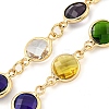 Glass Necklace NJEW-C047-01A-KCG-2