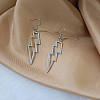 Lightning Bolt Alloy Dangle Earrings FS-WG713DC-03-1