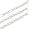 304 Stainless Steel Oval Link Chains CHS-P028-14P-1