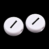 Opaque Acrylic European Beads AC-CBA3BDD-01I-2