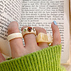 3Pcs Resin Finger Rings & Cuff Rings Sets WGB7912-01-3