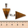 Natural Tiger Eye Pendants G-B127-04P-09-4