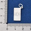 925 Sterling Silver Paper Money Pendants STER-G045-09S-3