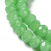 Baking Painted Imitation Jade Glass Bead Strands DGLA-A034-J8MM-A9-3