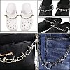 2Pcs Brass & Alloy Shoes Chains HJEW-SP00013-4