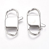 304 Stainless Steel Lobster Claw Clasps STAS-O114-056E-P-2