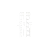 2Pcs 2 Styles Acrylic Rulers AJEW-WH0270-327-7