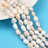 Natural Cultured Freshwater Pearl Beads Strands PEAR-P064-20K-09F-1