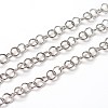 Tarnish Resistant 304 Stainless Steel Rolo Chains CHS-E016-02B-P-1