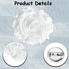 1Pc Flower Polyester Brooches JEWB-CN0001-08A-5