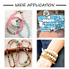 800Pcs 4 Colors Transparent Acrylic Beads FACR-TA0001-03-6