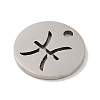 Non-Tarnish 201 Stainless Steel Charms STAS-E217-10P-06-2