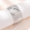 Hammered Brass Cuff Bangles for Women BJEW-A163-04A-P-1