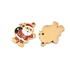 Christmas 304 Stainless Steel Enamel Pendants SA-CBA85C0-02G-G-2