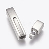 304 Stainless Steel Bayonet Clasps STAS-O114-046MP-A-4