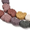 Natural Lava Rock Beads Strands G-G347-01A-4