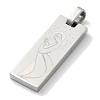 304 Stainless Steel Pendants STAS-Z098-38P-2