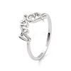 Brass Open Cuff Rings for Women LS-RJEW-A028-01P-1