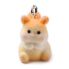Flocky Animal Resin Pendants FIND-S001-06O-1
