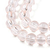 Baking Paint Transparent Glass Beads Strands LS-DGLA-N006-6mm-02-3