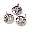Natural Rose Quartz Pendants G-H281-05H-1