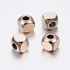 Ion Plating(IP) 304 Stainless Steel Beads STAS-F136-01RG-6x6mm-2