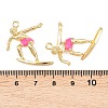 Alloy Enamel Pendants FIND-B062-11G-3