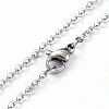 Non-Tarnish 304 Stainless Steel Pendant Necklaces NJEW-E147-10P-3