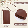 Rectangle PU Leather Eyelasses Case AJEW-WH20130-58A-2