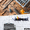 Iron Wall Mounted Tool Organizer Holder ODIS-WH0043-203-4