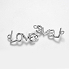 Gift Idea for Valentines Day to Girlfriend Tibetan Style Links connectors LS-X-TIBE-C056-AS-FF-2