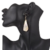 304 Stainless Steel Nuggets Dangle Earrings EJEW-JE06687-3