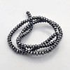 Electroplate Non-magnetic Synthetic Hematite Beads G-J208D-01-2