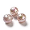 UV Plating Opaque Acrylic Beads X-OACR-L013-002F-3