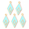 Alloy Enamel Pendants ENAM-N054-34C-RS-1