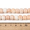 Ombre Effect Dyed Glass Beads Strands GLAA-N067-01A-16-4